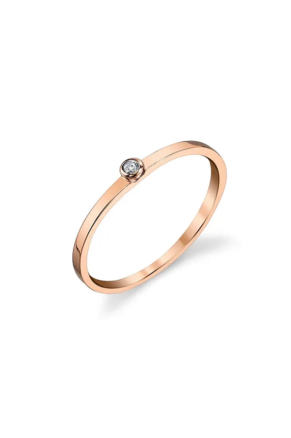 14K Mini Diamond Ring