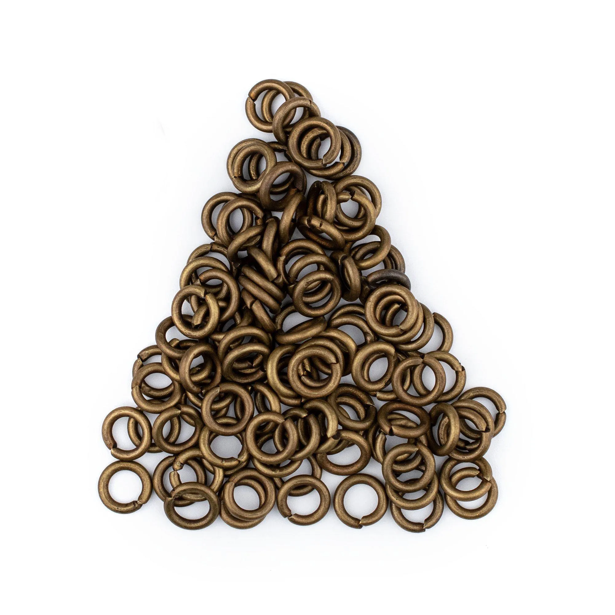 6mm Bronze Round Jump Rings (Approx 100 pieces)