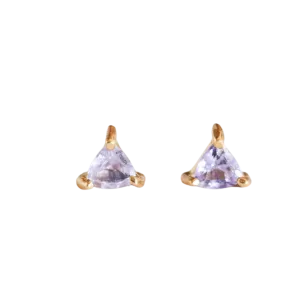 Amethyst Mini Energy Gem Earrings