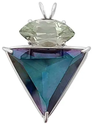 Aqua Aura Angelic Star? With Marquise Cut Prasiolite