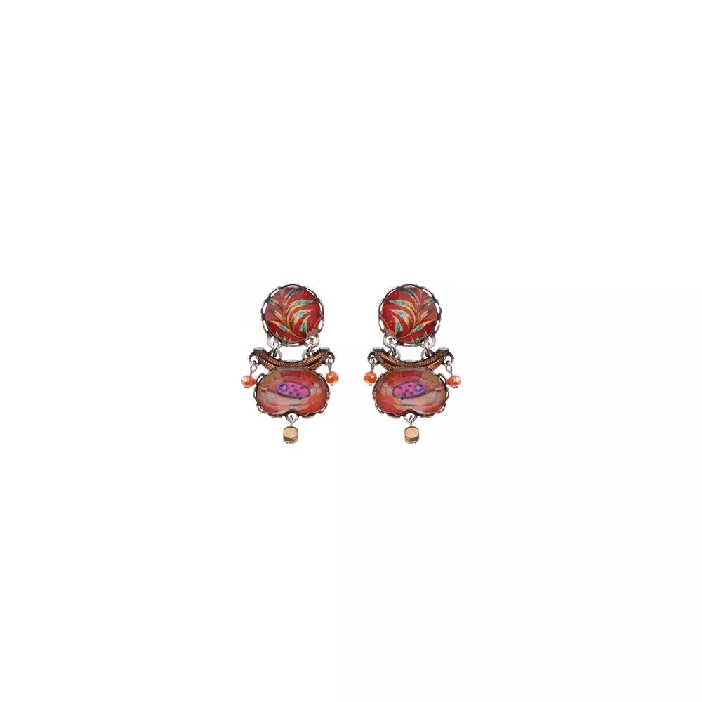 Ayala Bar - 231 R1880 Warm Energy Petunia Earring