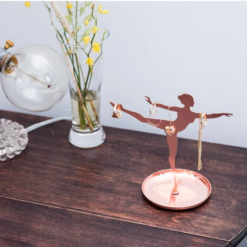 Ballerina Jewelry Stand Copper