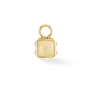 Birthstone November Charm Citrine Gold