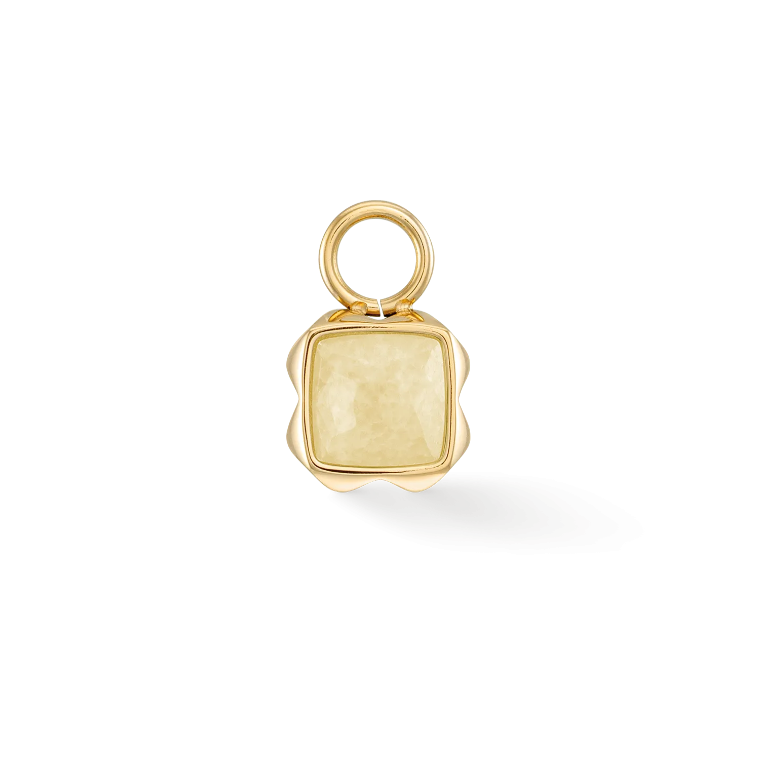 Birthstone November Charm Citrine Gold