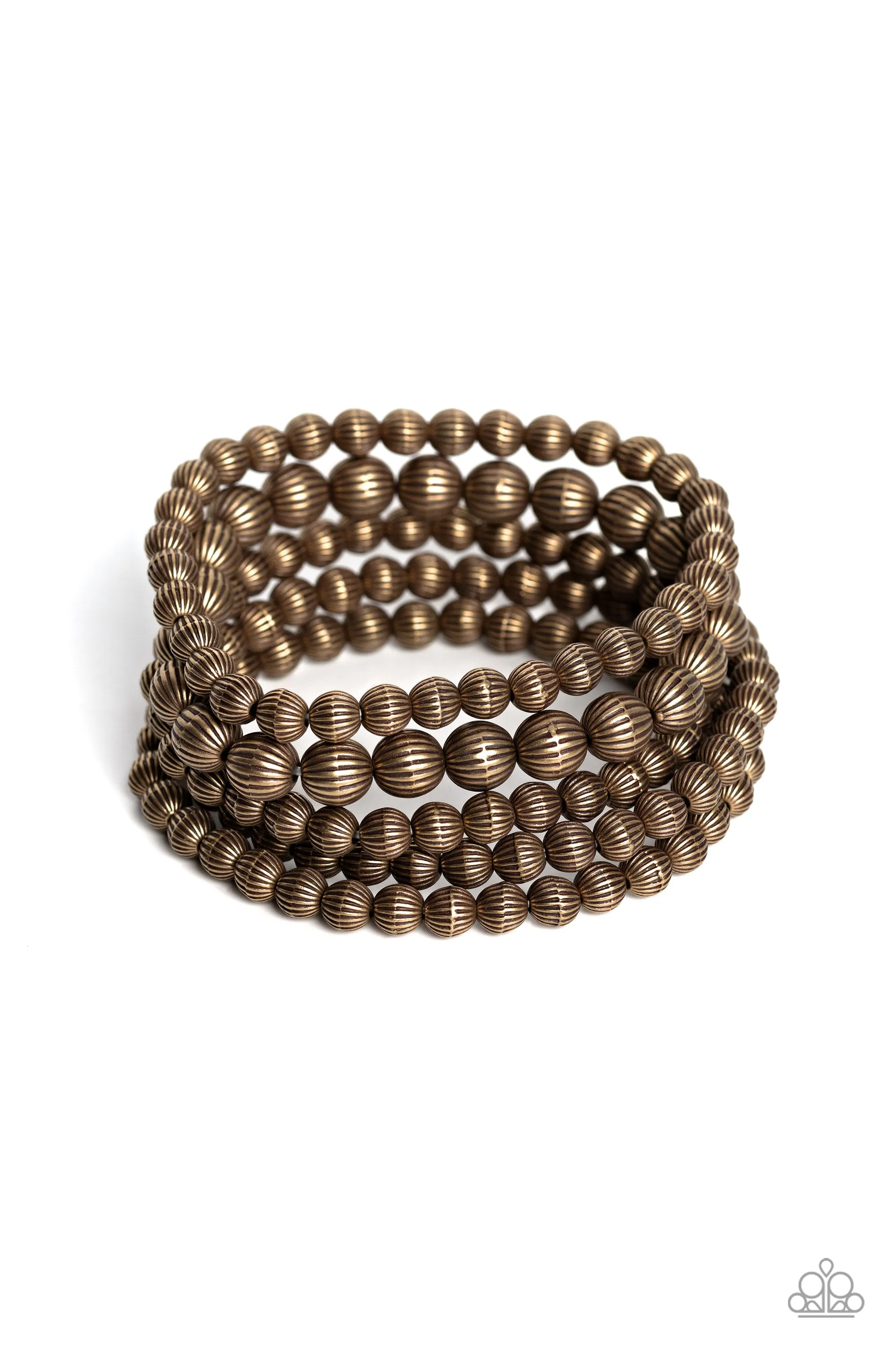 Bracelets Sonoran Stripes - Brass B2040