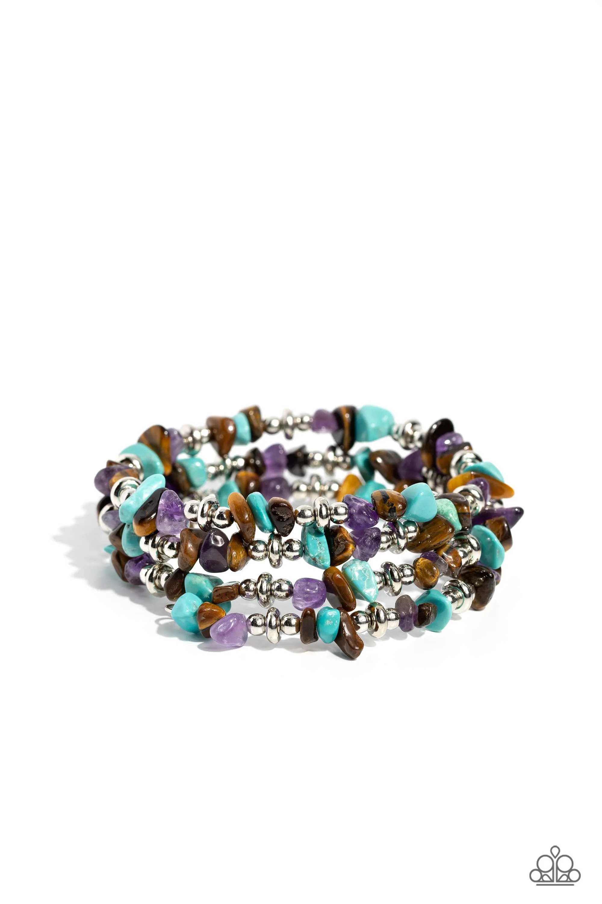 Bracelets Stacking Stones - Brown B270