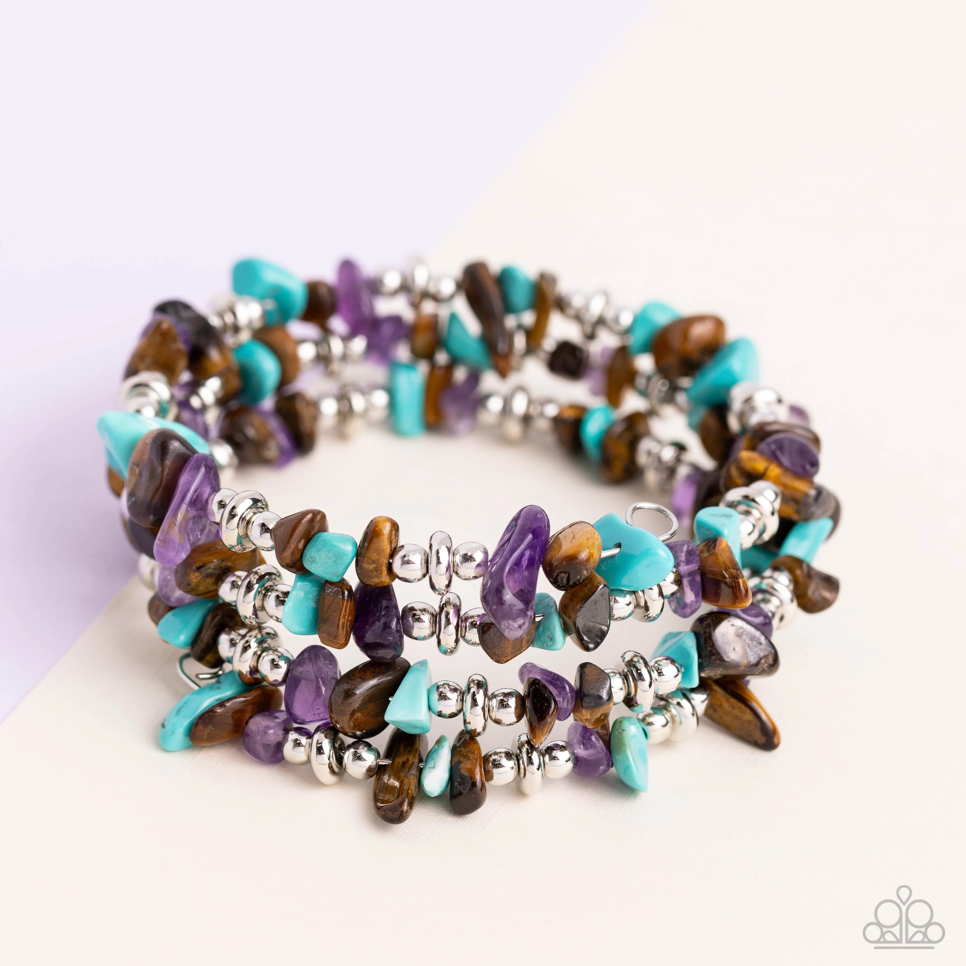 Bracelets Stacking Stones - Brown B270