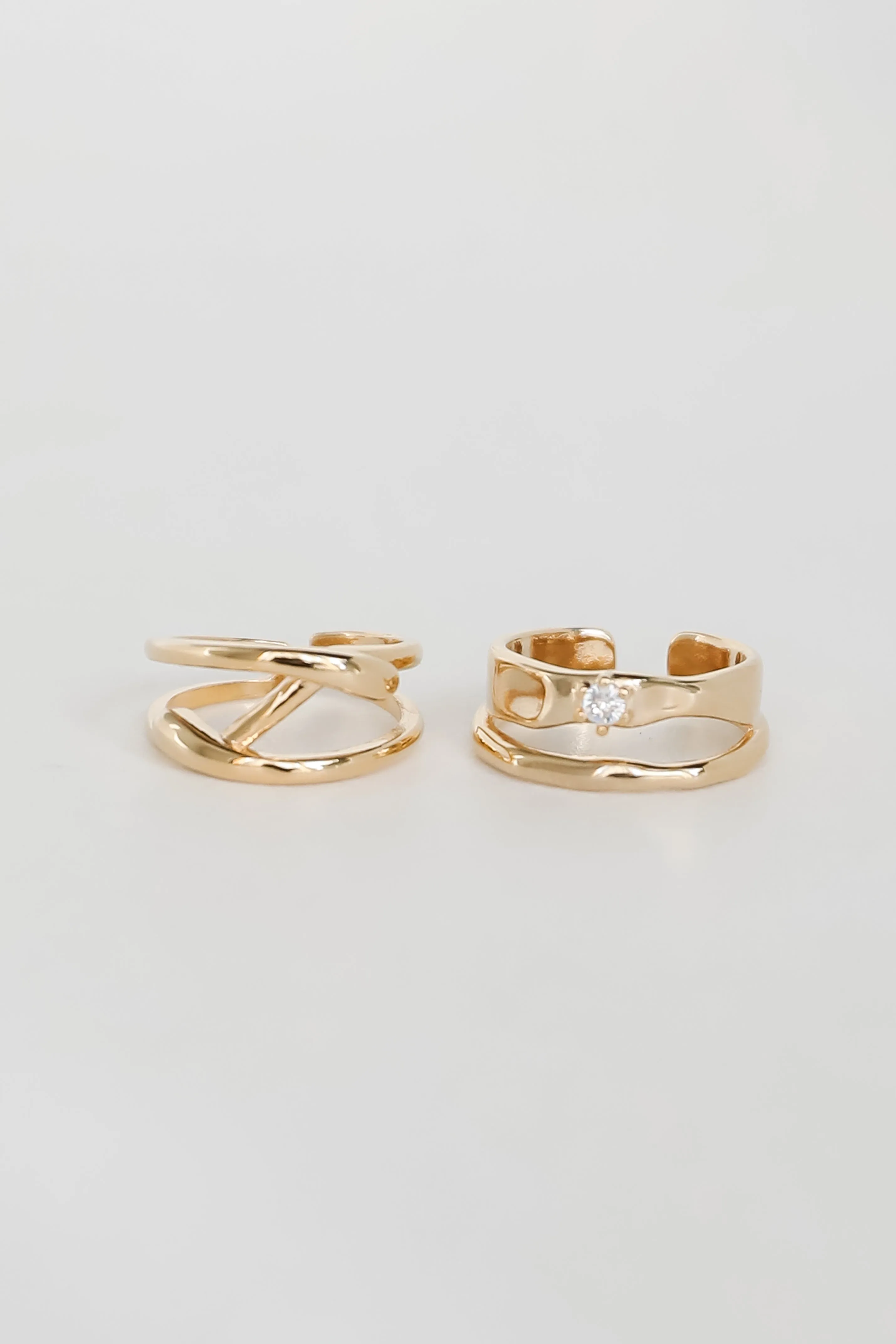 Bree Gold Ring Set