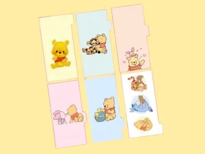 Cash Envelopes | Baby Pooh | Set of 6