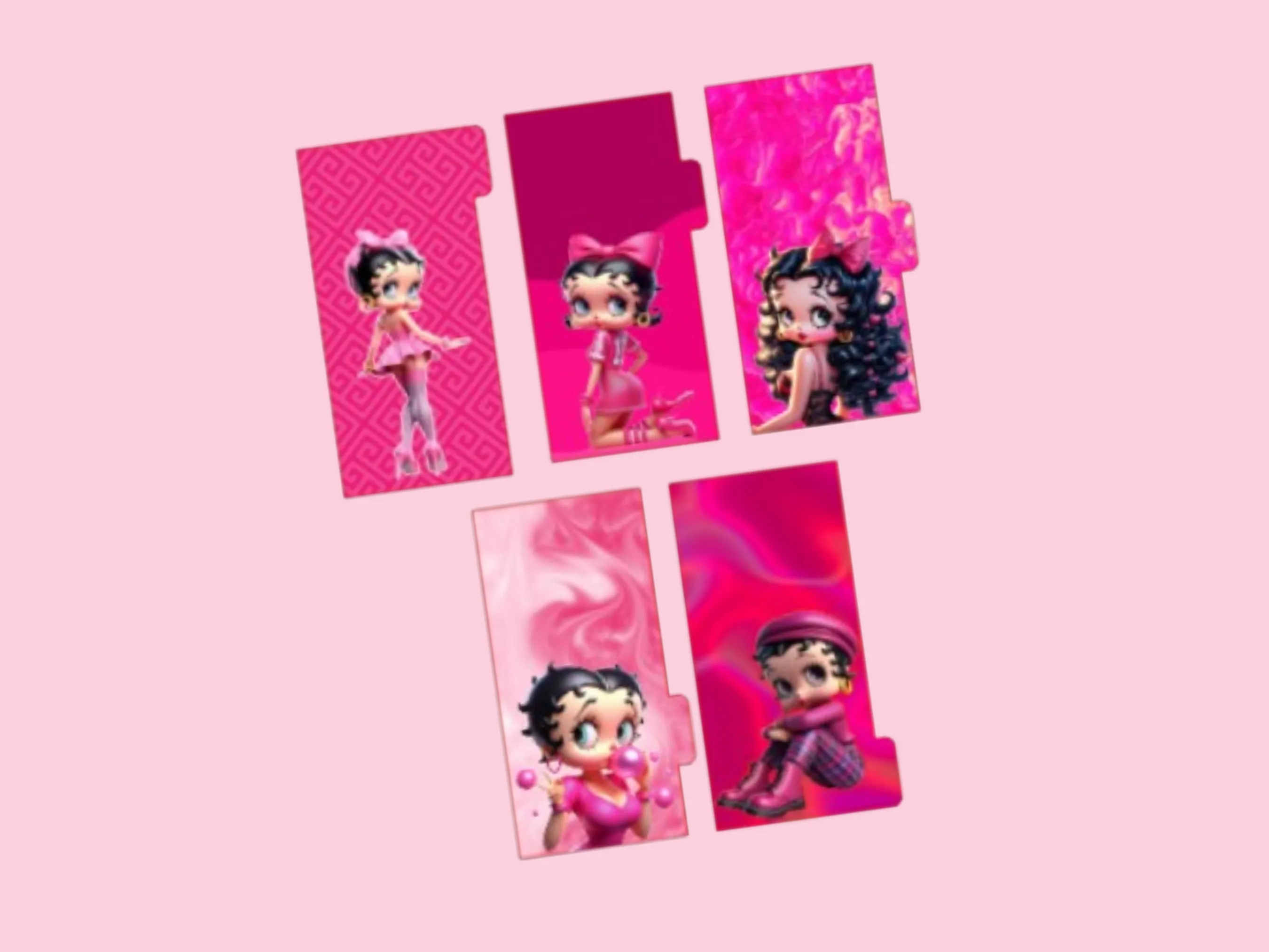 Cash Envelopes | Pink Betty Boop 2 | Set of 5