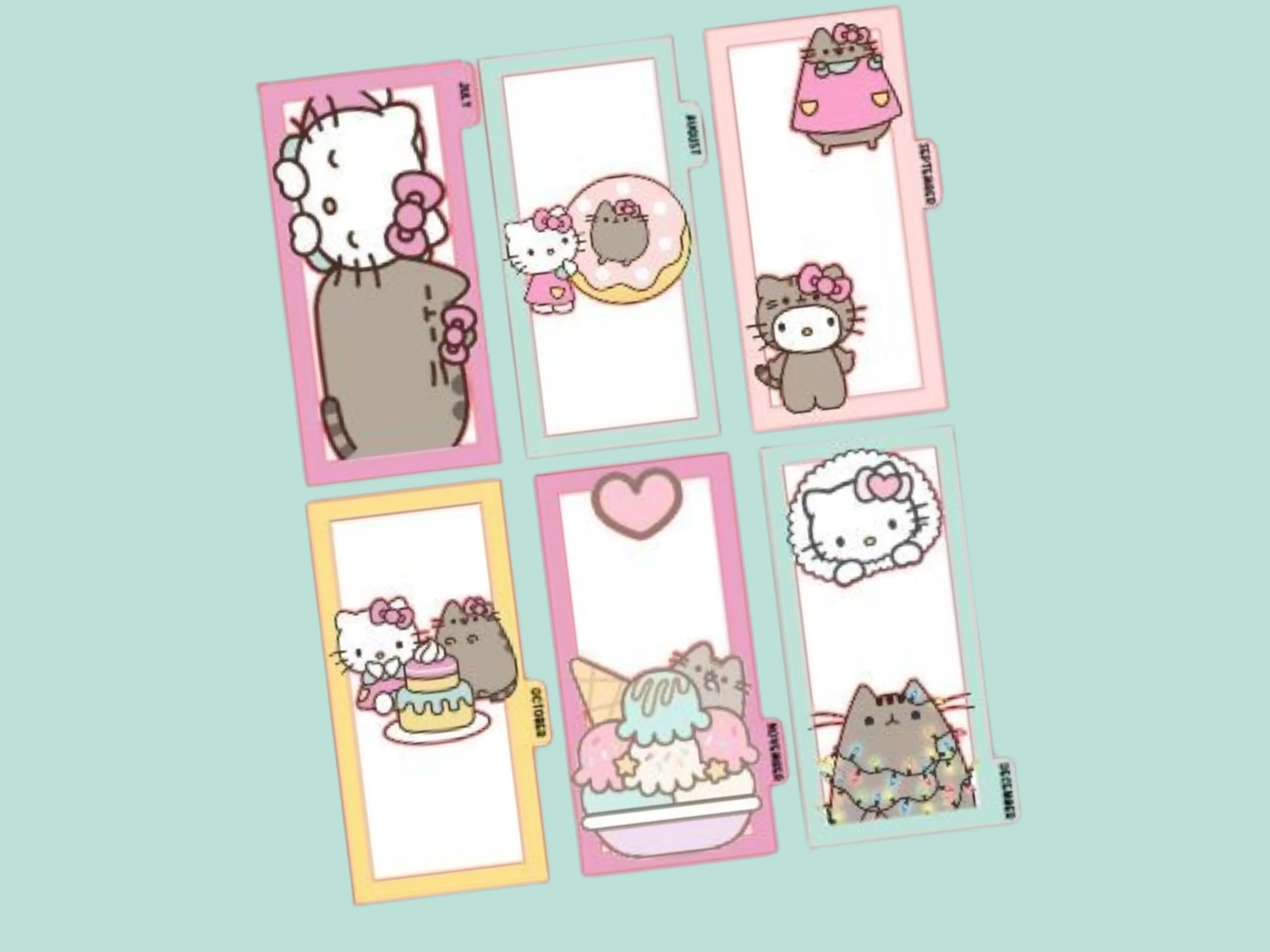 Cash Envelopes | Pusheen & HK | 12 month Set