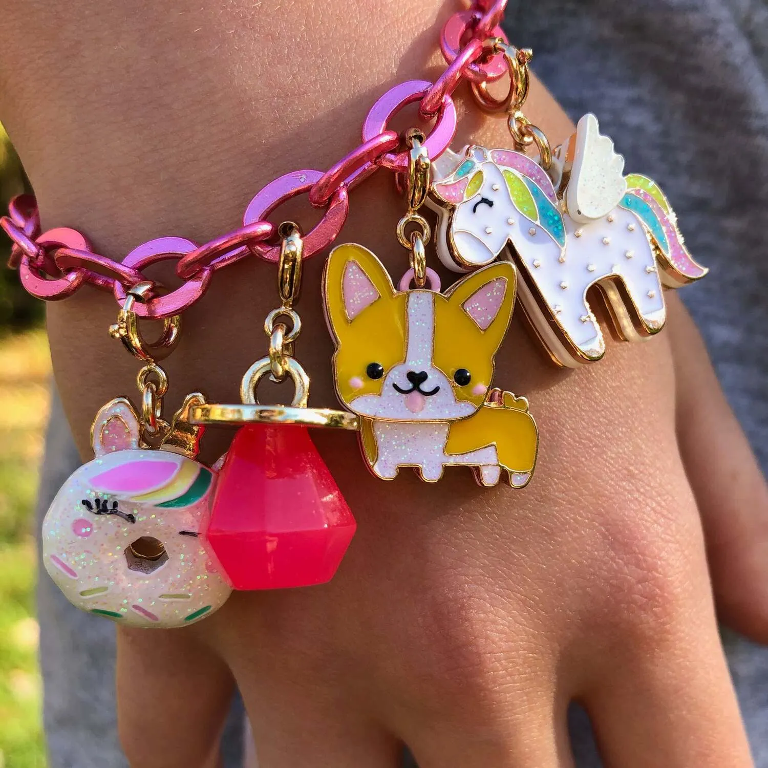 Charm It! Gold Corgi