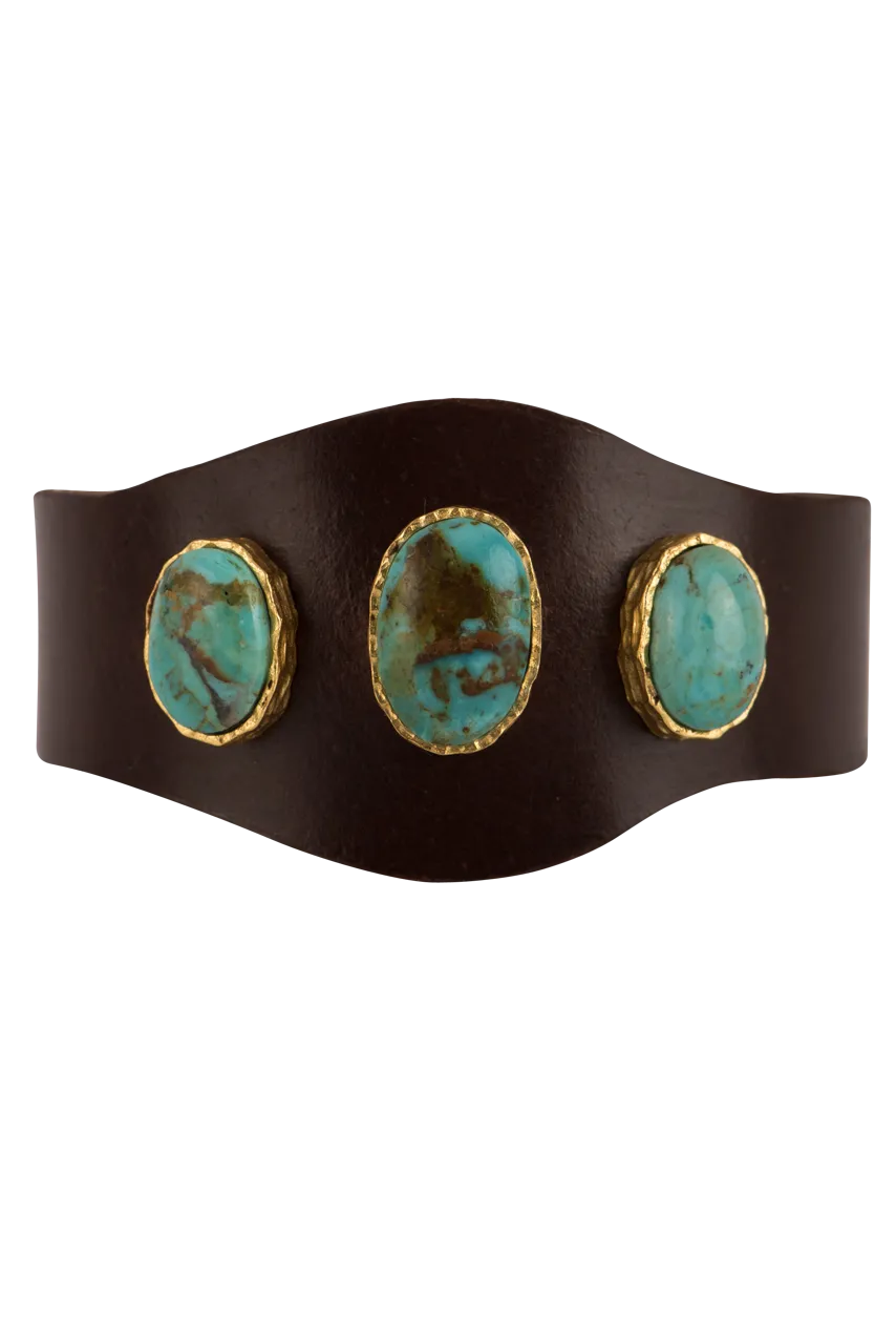 Christina Greene Earthy Leather Cuff