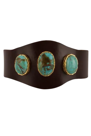 Christina Greene Earthy Leather Cuff