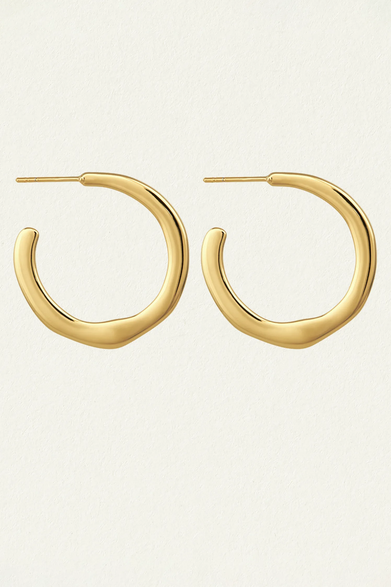 Circe Medium Hoops - Gold