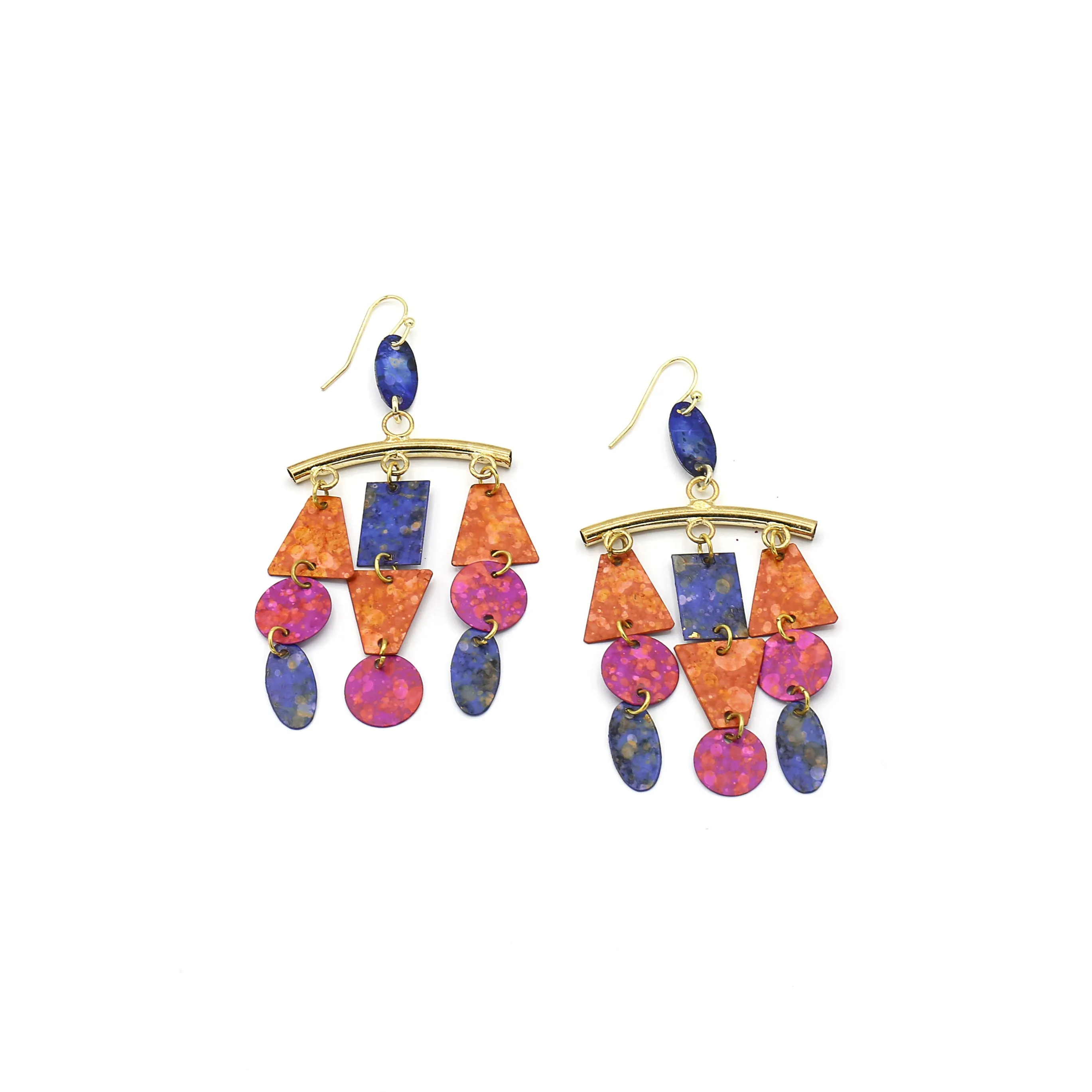 Circus Painted Earrings