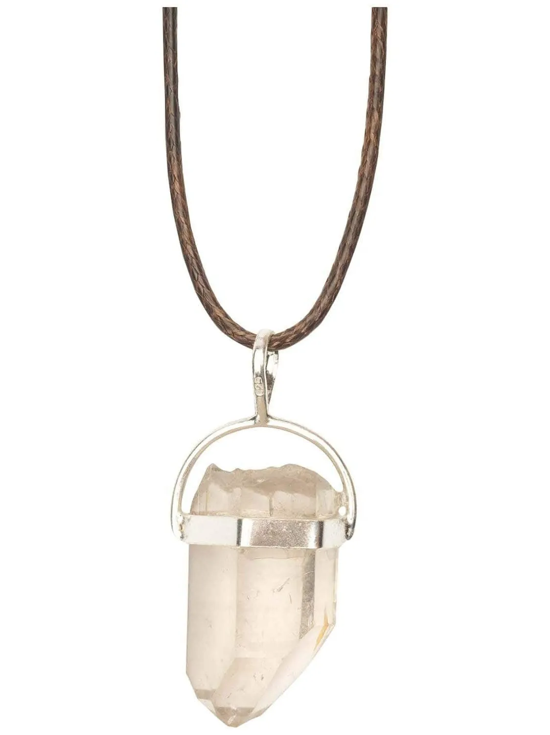 Clear Quartz Pendant Necklace