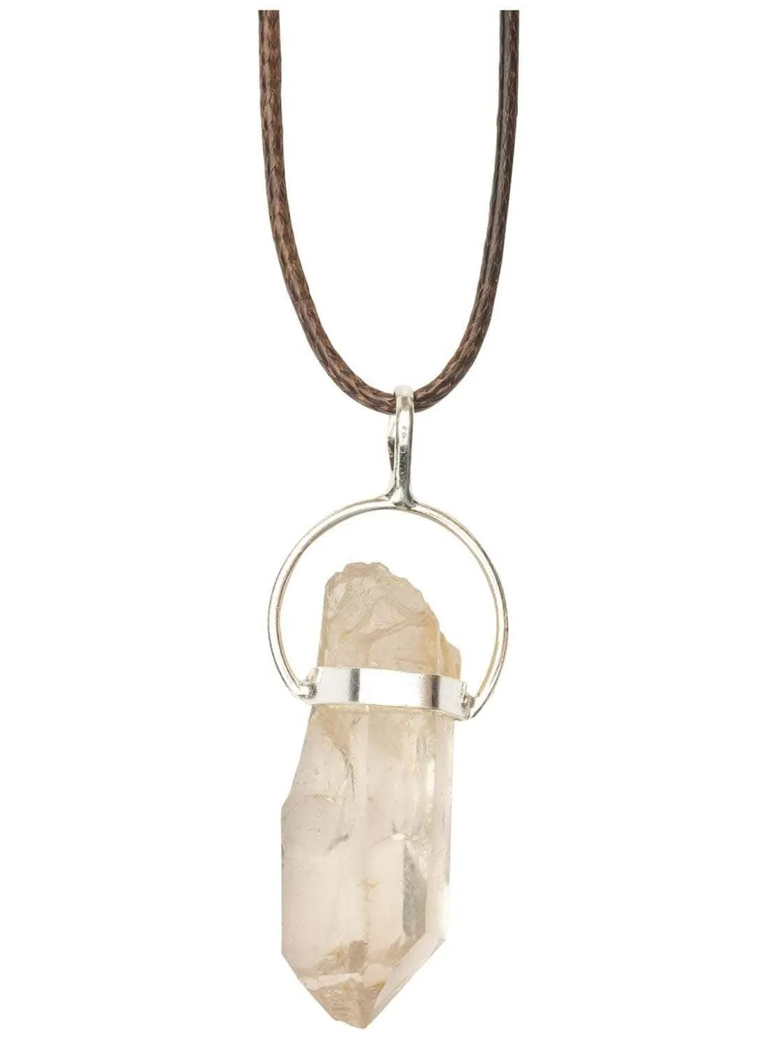 Clear Quartz Pendant Necklace