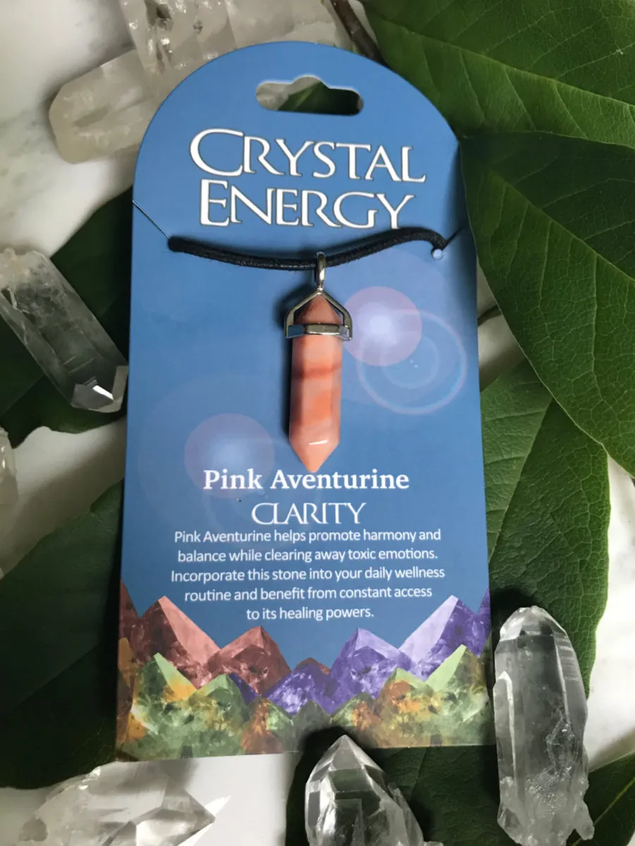 Crystal Energy Gemstone Pendants