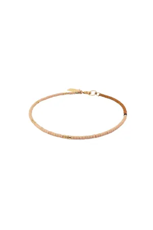 Denali Bracelet, Pink Clay