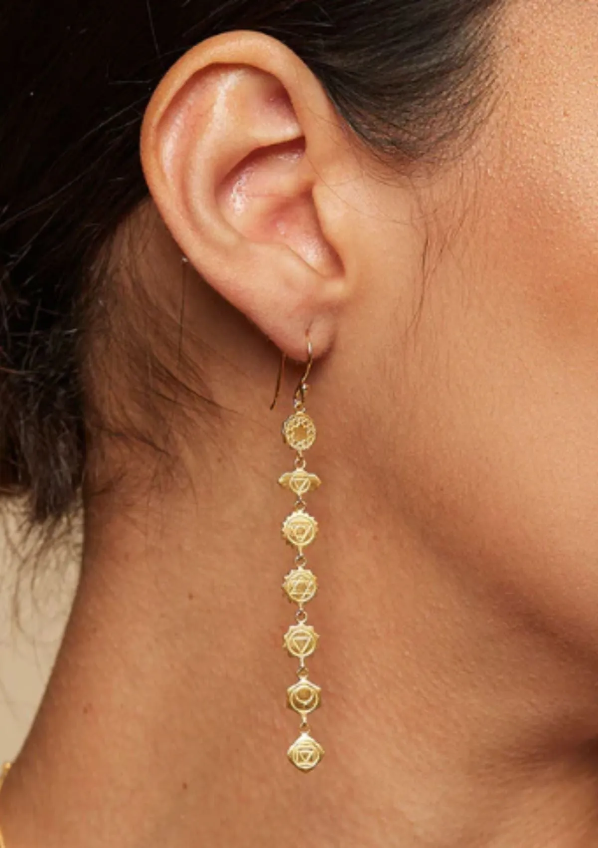 Dot Gold Earring