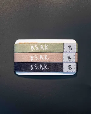 Earthy BSAK Bracelet Pack | Elastic 3 Pack