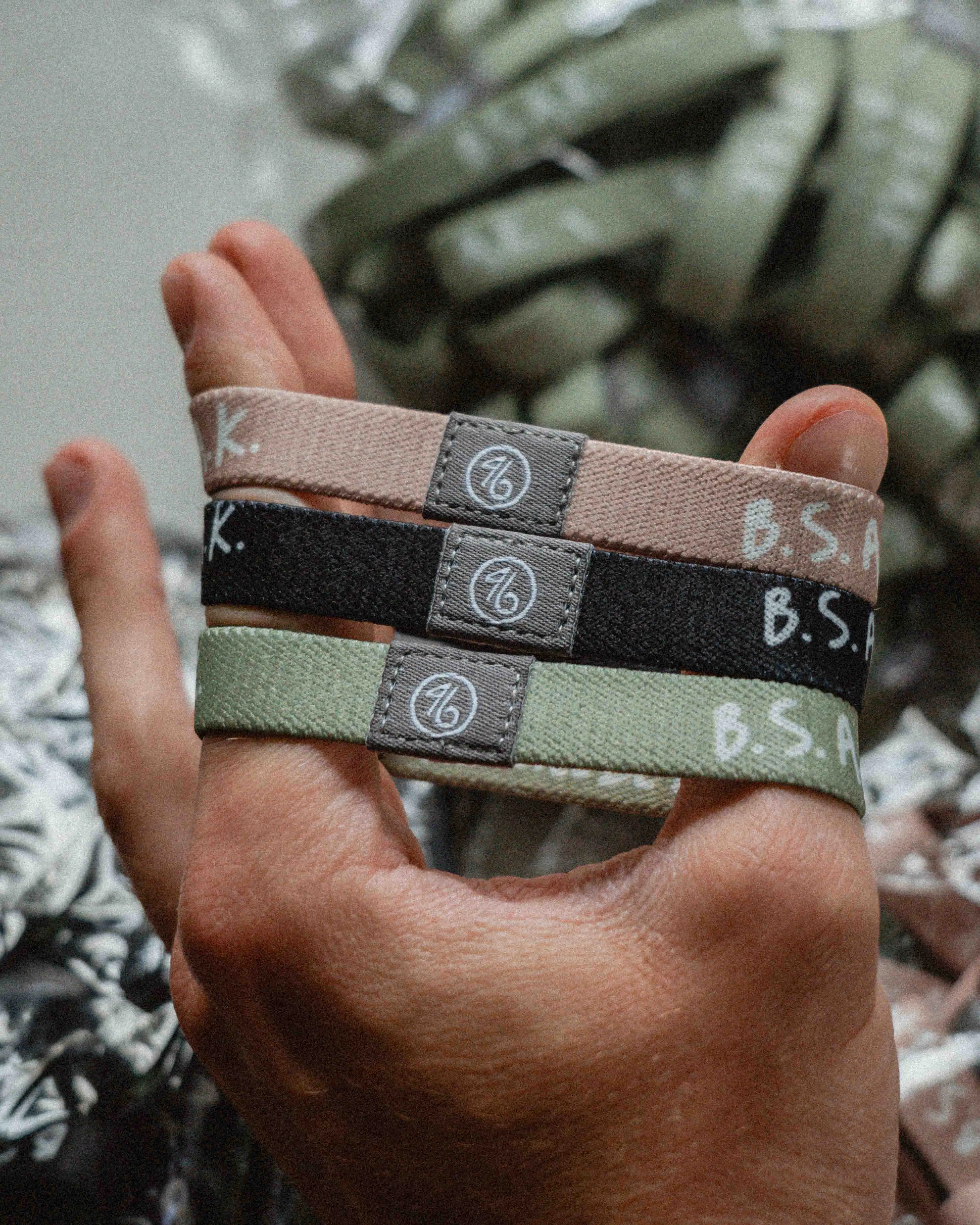 Earthy BSAK Bracelet Pack | Elastic 3 Pack