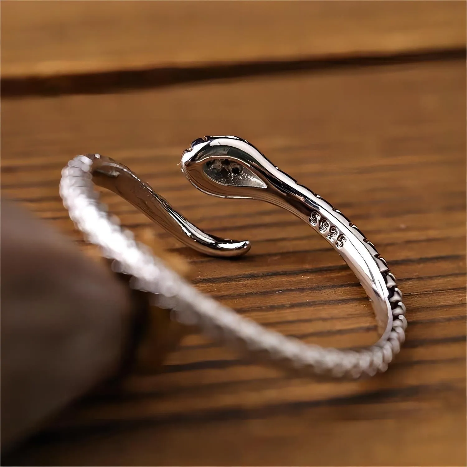 Elegant Adjustable Snake Ring