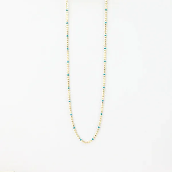 Enamel Chain Necklace