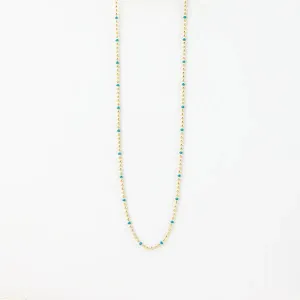 Enamel Chain Necklace