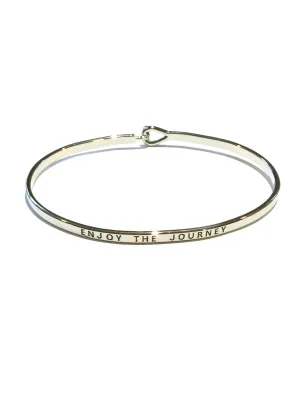 Enjoy the Journey Quote Bracelet