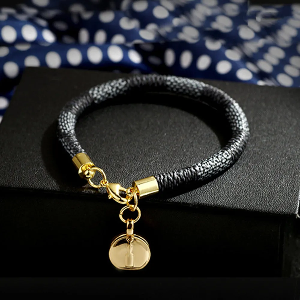 Fashion Trendy Striped Bracelet Mini Bag Pendant