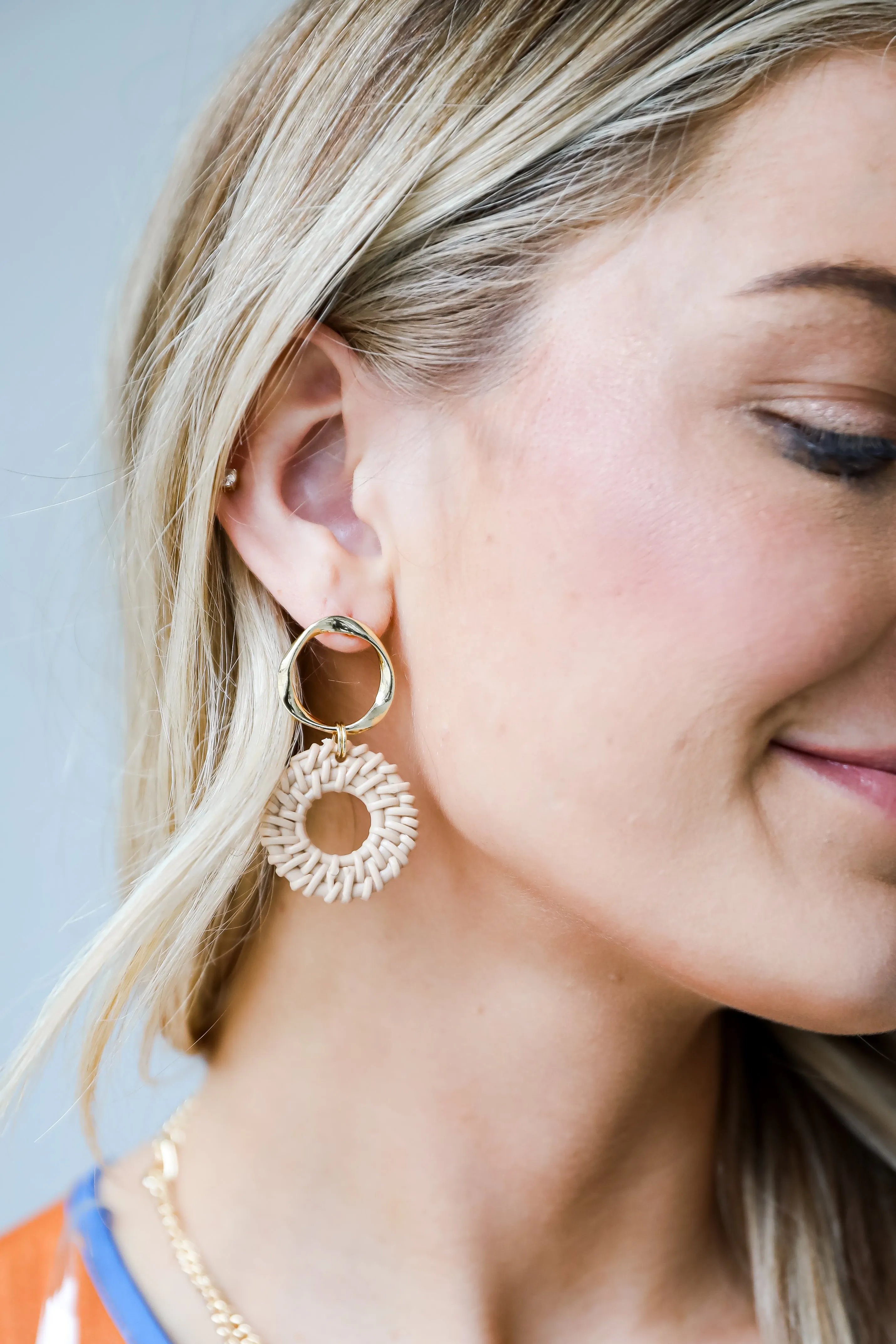 FINAL SALE - Brielle Natural Drop Earrings