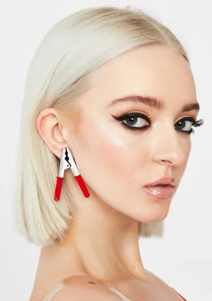 Flame Gimme A Jump Drop Earrings