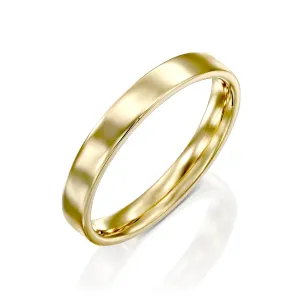 Frankie Gold Wedding Band - 3mm