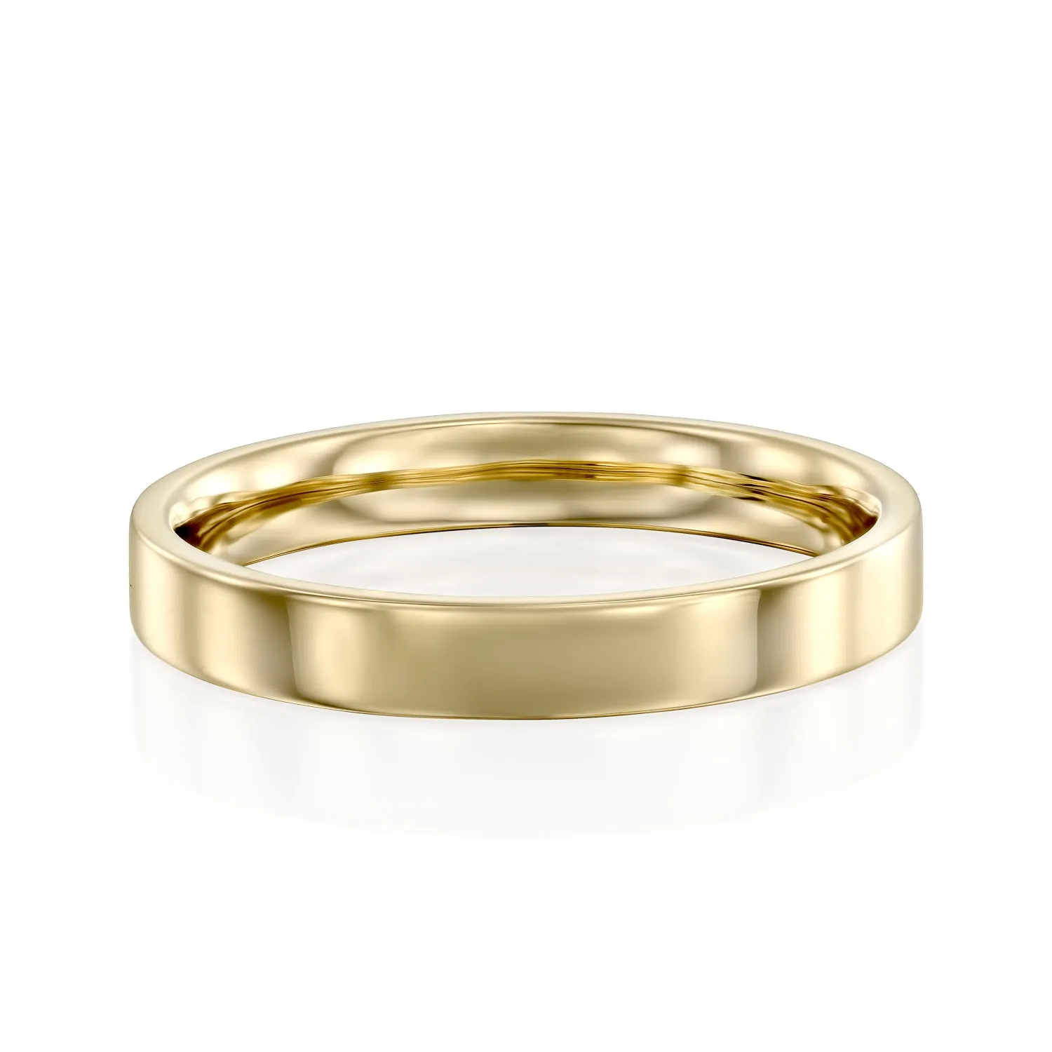 Frankie Gold Wedding Band - 3mm