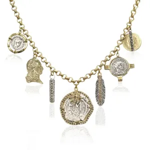 Gold Allure Charm Necklace