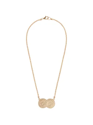 Gold Large Saint George Necklace