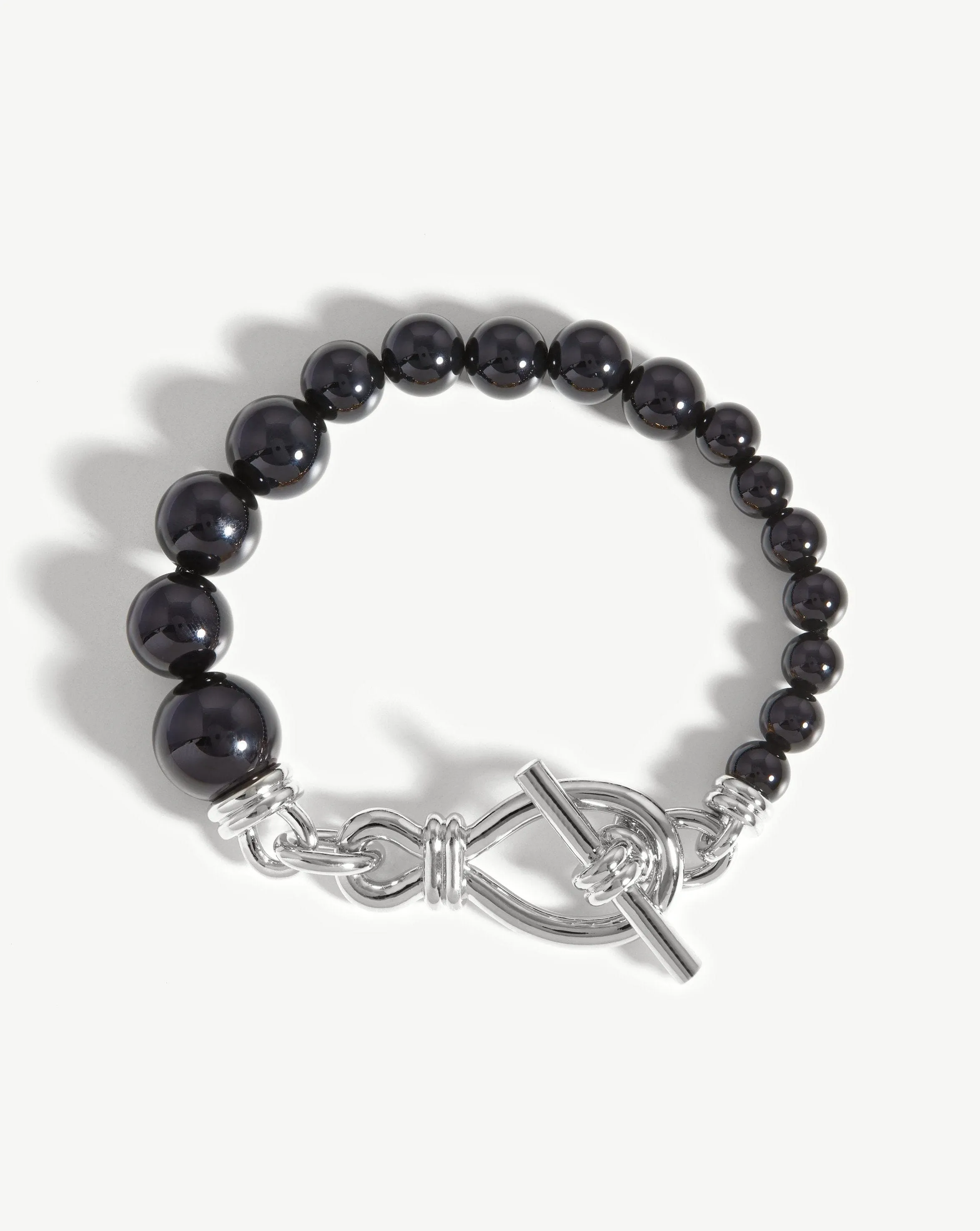 Graduated Sphere T-Bar Bracelet