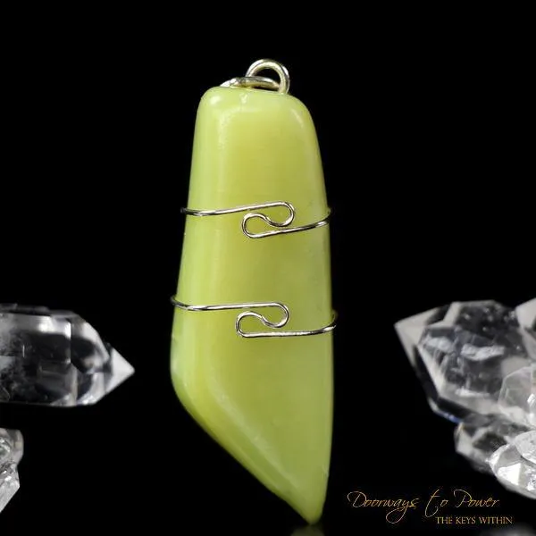 Healerite Crystal Pendant .925 SS