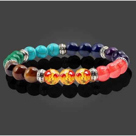 Healing Bead Natural Stone Chakra Pendants For Women