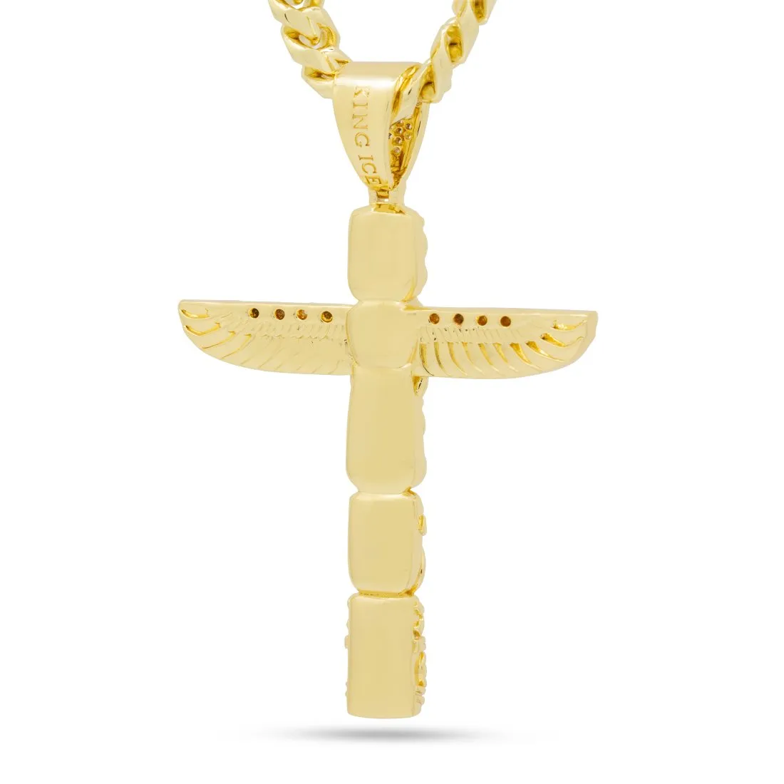 Iced Totem Pole Necklace