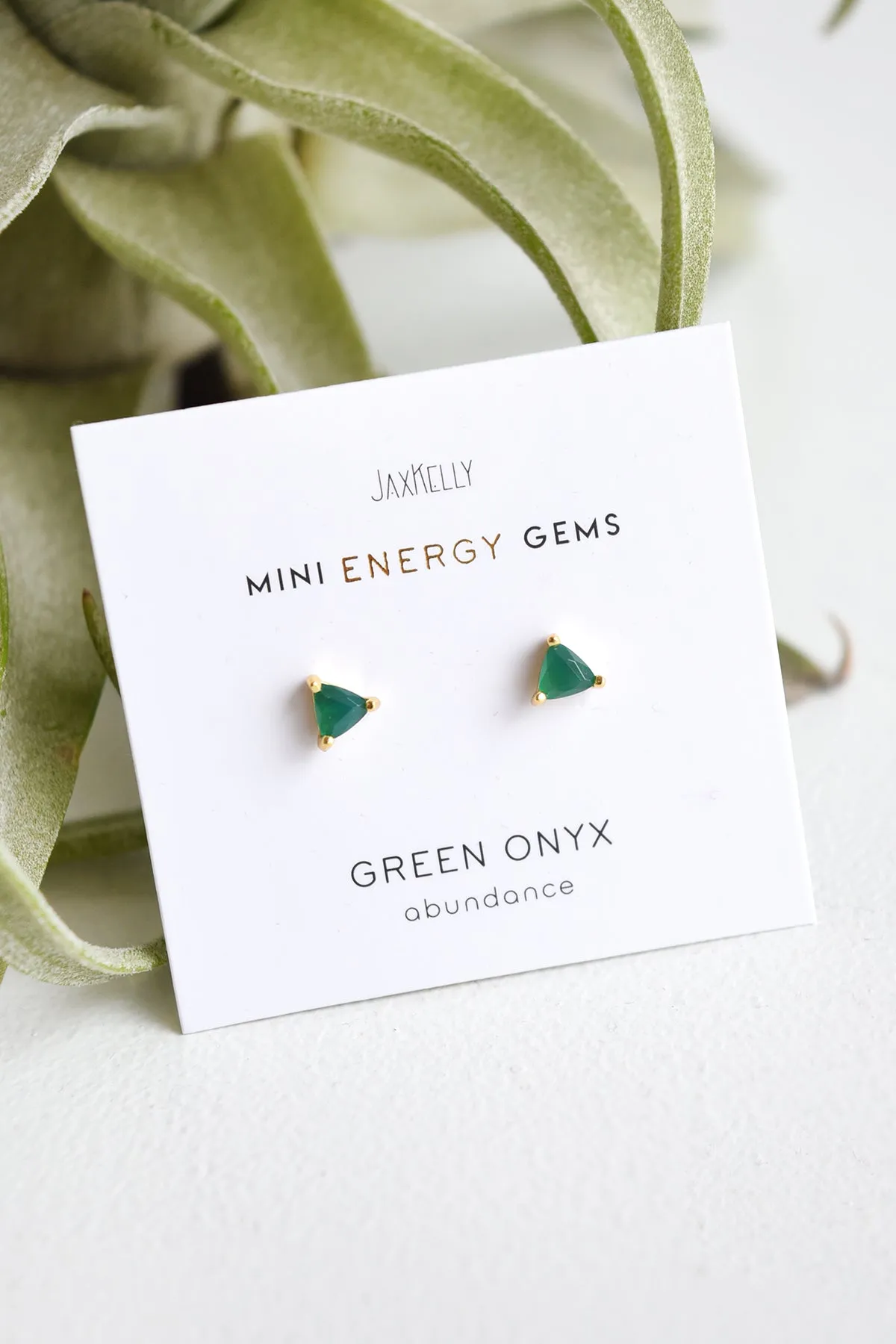 JAX KELLY MINI ENERGY GEM -GREEN ONYX