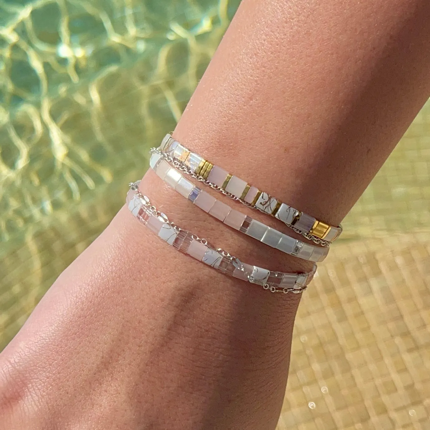 JULIETTE - Tila Bead Bracelet Stack