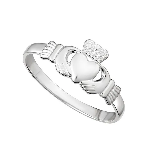 Ladies Sterling Silver Claddagh Ring