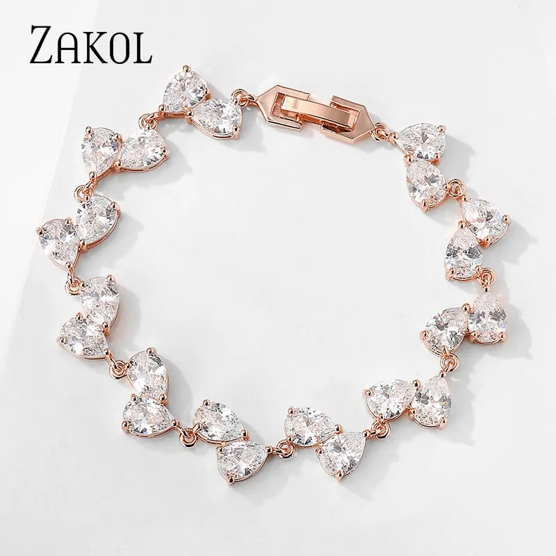 Leaf Charm Link Bracelet