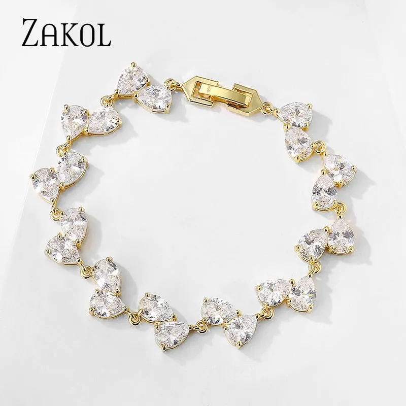 Leaf Charm Link Bracelet