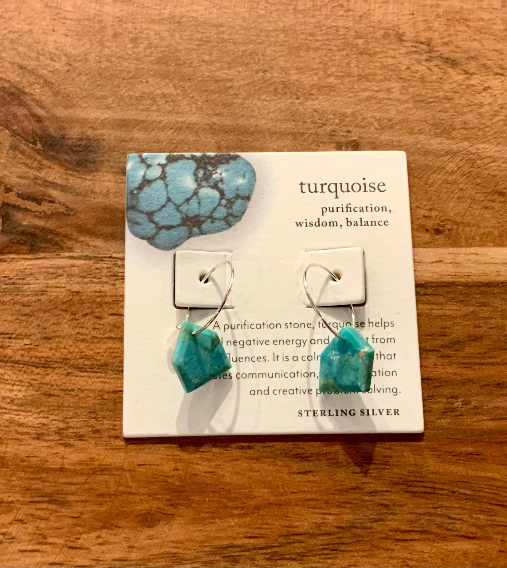 Luna Norte Turquoise Hoop Earrings