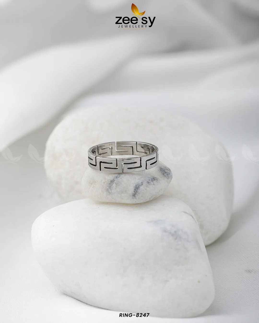 Maze Pattern Ring-8247