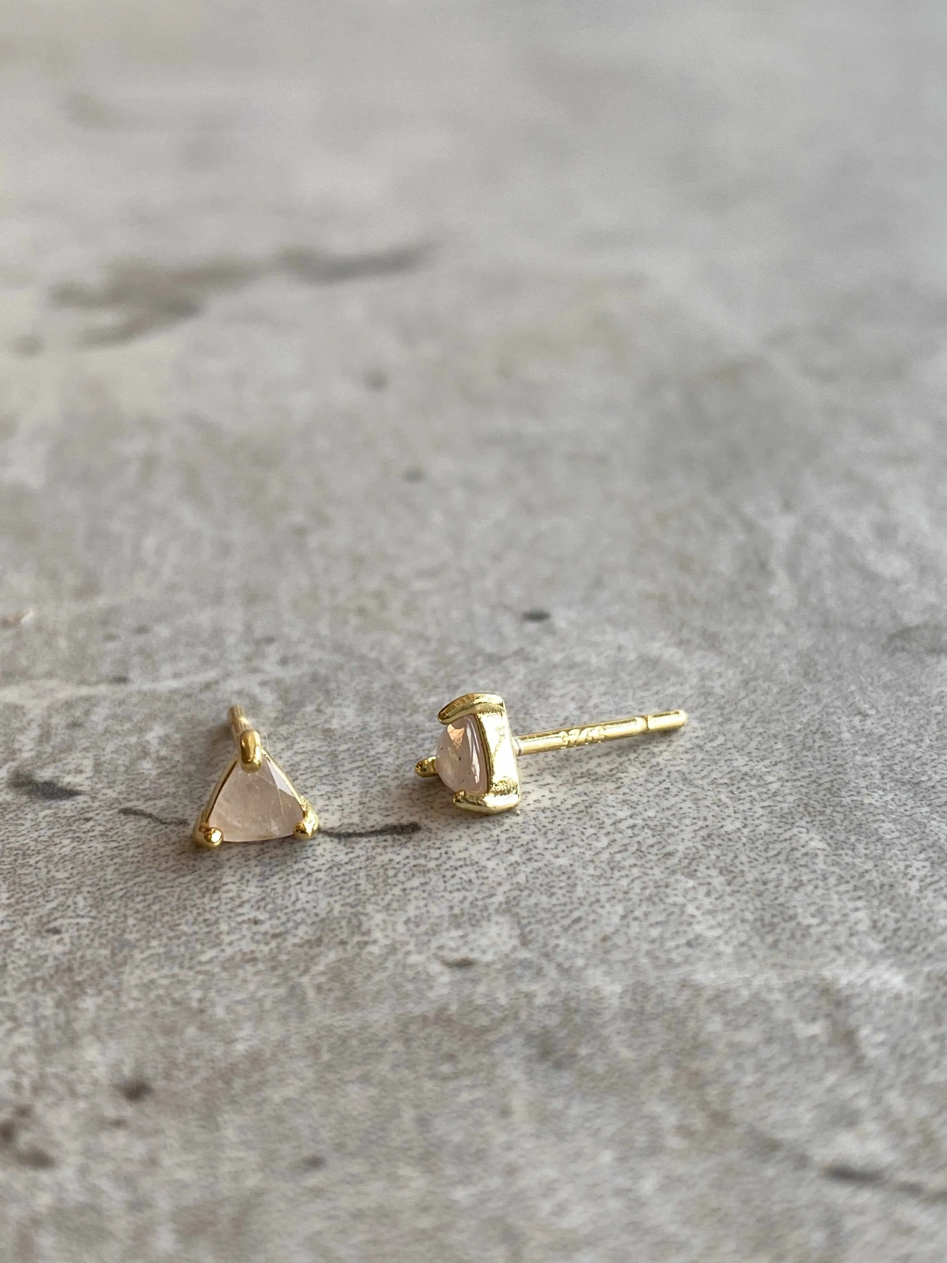 Mini Energy Gem Stud Earring